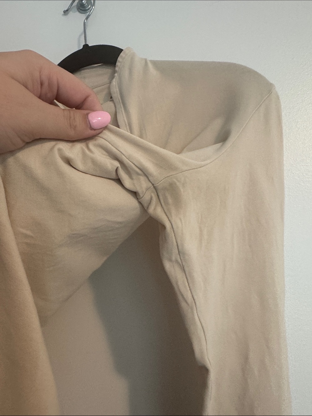 Patagonia Twist-Front Long Sleeve Top in Beige - Picture 5 of 7